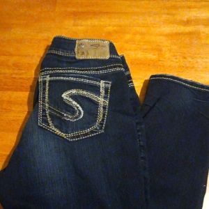 Silver suki mid skinny jeans size 28